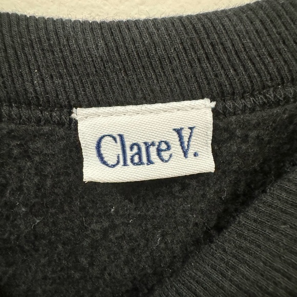 Clare V bourgeoisie sauvage graphic sweatshirt size S - Picture 5 of 11